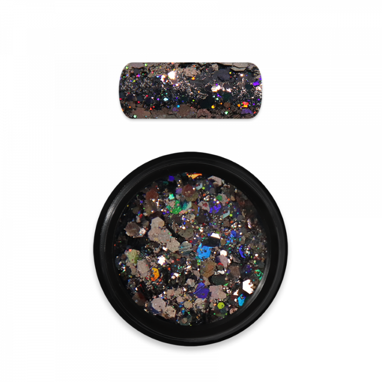 Holo Glitter Mix 10 – Black Holo Glitter Mix 10 – Black