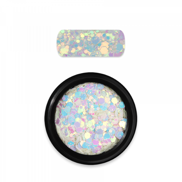 Holo Glitter Mix 12 – Chameleon White Holo Glitter Mix 12 – Chameleon White