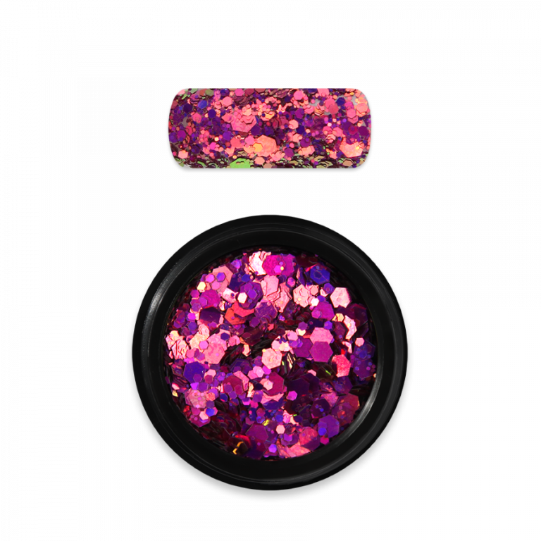 Holo Glitter Mix 13 – Chameleon Pink Holo Glitter Mix 13 – Chameleon Pink