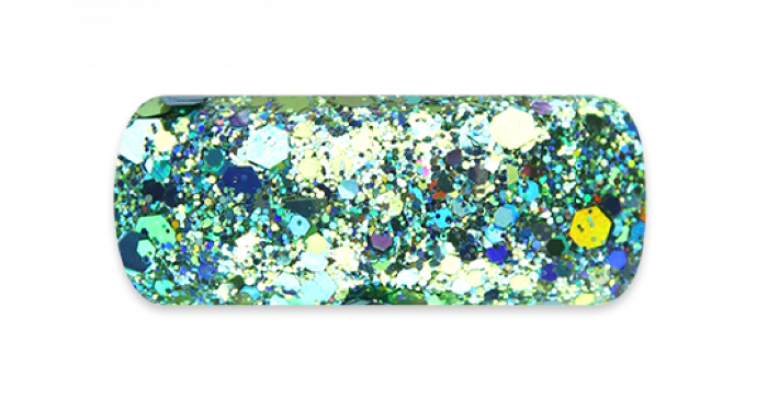 HOLO GLITTER MIX Nr.19 – Turquoise Green