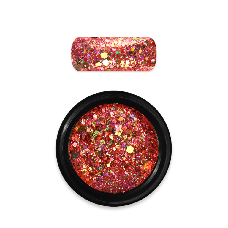 Holo Glitter Mix 21 – Orange Holo Glitter Mix 21 – Orange