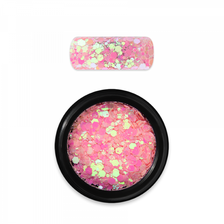 Holo Glitter Mix 23 – Chameleon Sugar Pink Holo Glitter Mix 23 – Chameleon Sugar Pink