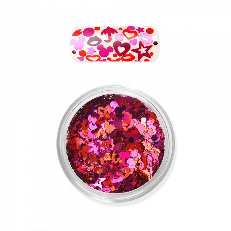 Nailart Pailletten - RAINBOW LOVE FLITTER MIX 02 Nailart Pailletten - RAINBOW LOVE FLITTER MIX 02