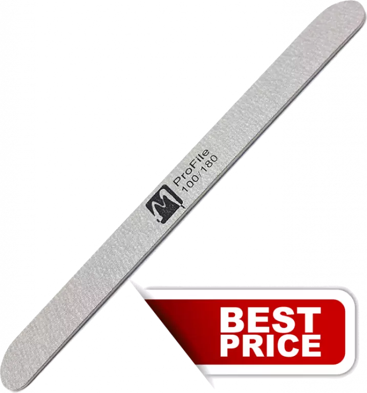 PRO File SLIM – dünne Sandblatt-Nagelfeile: 100/180 PRO File SLIM – dünne Sandblatt-Nagelfeile: 100/180