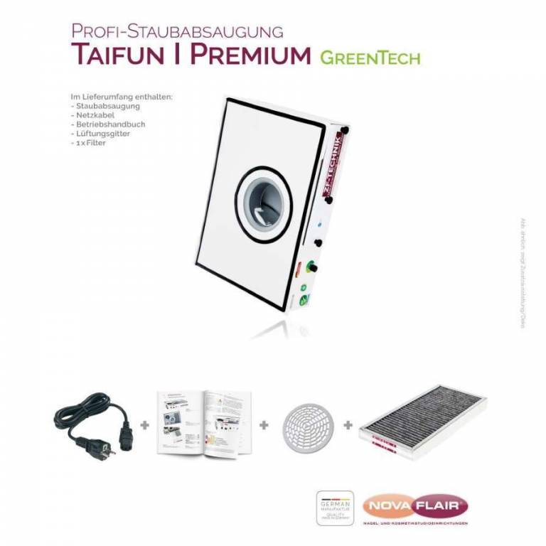 Staubabsaugung NovaFlair - TAIFUN 1 Premium GreenTech - Profi Absaugung für Nagelstudios Staubabsaugung NovaFlair - TAIFUN 1 Premium GreenTech - Profi Absaugung für Nagelstudios