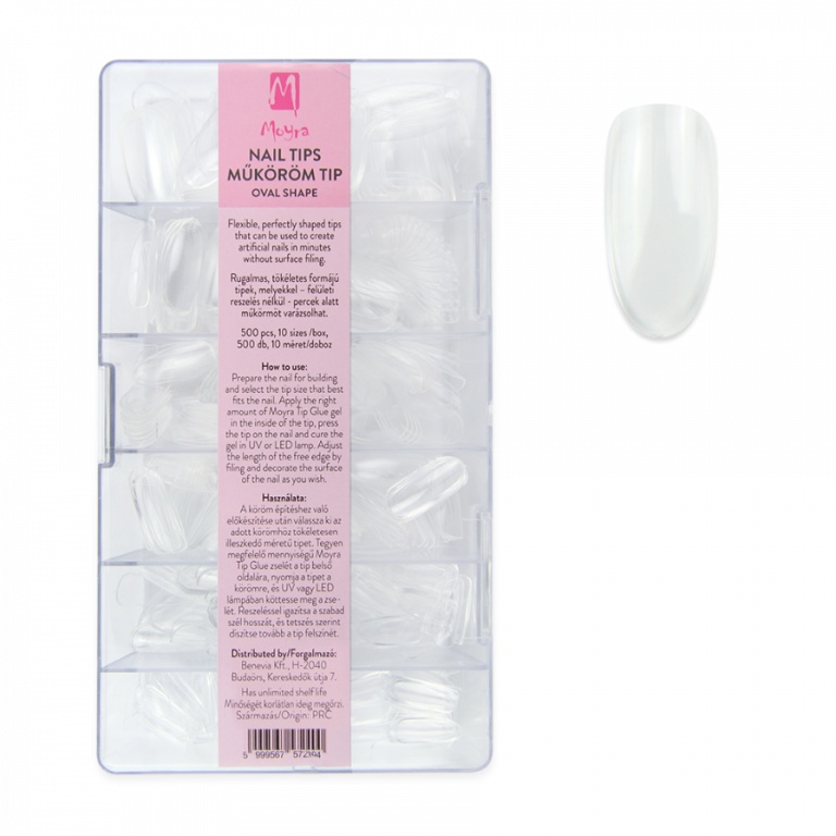 Full Cover Tips - Oval shape - 500 Stk./Box Full Cover Tips - Oval shape - 500 Stk./Box