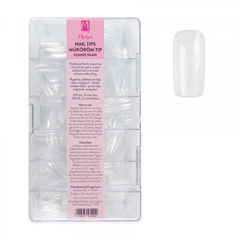 Full Cover Tips - Square shape - 500 Stk./Box Full Cover Tips - Square shape - 500 Stk./Box