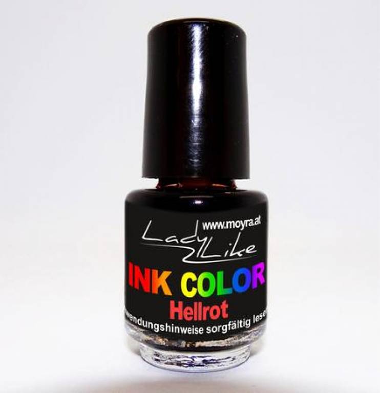 INK COLOR NailArt Tinte - Hellrot 4,5ml INK COLOR NailArt Tinte - Hellrot 4,5ml