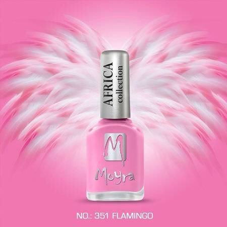 Effekt Nagellack - AFRICA Flamingo Nr.351 Effekt Nagellack - AFRICA Flamingo Nr.351