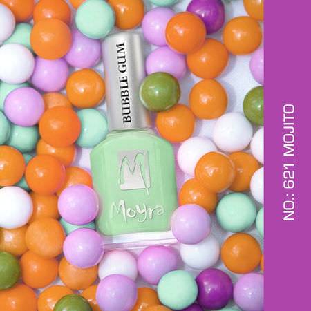 Effekt Nagellack - BUBBLE GUM Mojito Nr.621 Effekt Nagellack - BUBBLE GUM Mojito Nr.621