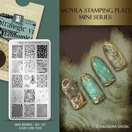 Stamping Platte MINI - A Day Like This Nr.107 Stamping Platte MINI - A Day Like This Nr.107