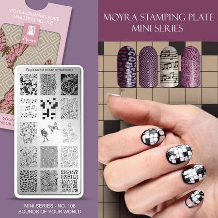 Stamping Platte MINI - Sounds Of Your World Nr.108