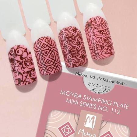 Moyra MINI Stamping Plate - Far Far Away Nr.112 Moyra MINI Stamping Plate - Far Far Away Nr.112