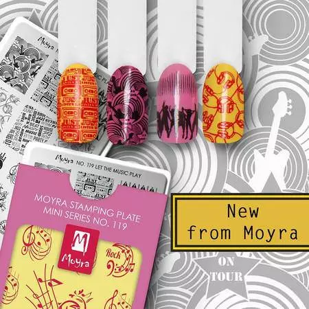Stamping Platte MINI - Let The Music Play Nr.119 Stamping Platte MINI - Let The Music Play Nr.119