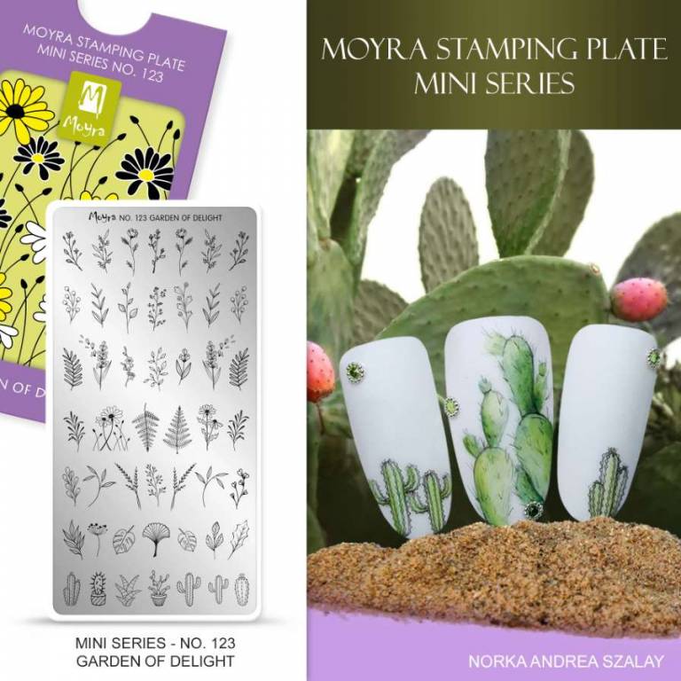 Stamping Platte MINI - Garden of Delight Nr.123