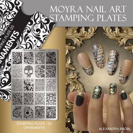 Moyra Stamping Schablone - Ornaments Nr.3 Moyra Stamping Schablone - Ornaments Nr.3