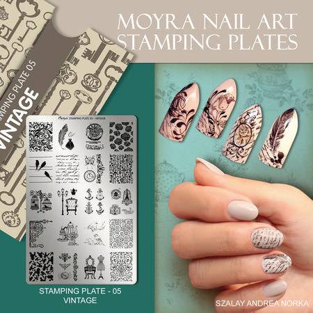 Moyra Stamping Platte Vintage Nr.5 Moyra Stamping Platte Vintage Nr.5
