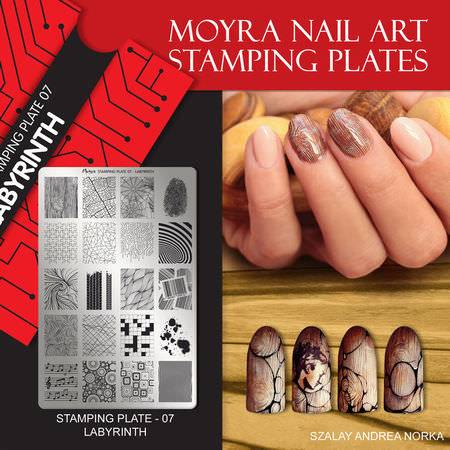 Moyra Stamping Schablone - Labyrinth Nr.7 Moyra Stamping Schablone - Labyrinth Nr.7