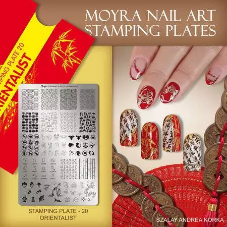 Moyra Stamping Schablone - Orientalist Nr.20 Moyra Stamping Schablone - Orientalist Nr.20
