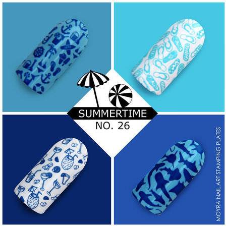 Moyra Stamping Schablone - Summertime Nr.26 Moyra Stamping Schablone - Summertime Nr.26
