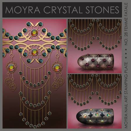 Moyra Stamping Platte Femme Fatale Nr.28 Moyra Stamping Platte Femme Fatale Nr.28