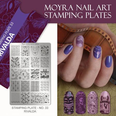 Moyra Stamping Platte Rivalda Nr.33 Moyra Stamping Platte Rivalda Nr.33