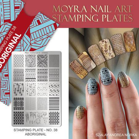 Moyra Stamping Platte Aboriginal Nr.38 Moyra Stamping Platte Aboriginal Nr.38