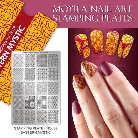 Moyra Stamping Schablone - Eastern Mysticl Nr.39