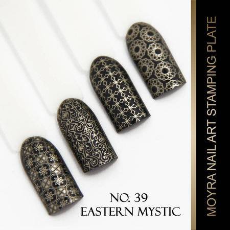 Moyra Stamping Schablone - Eastern Mysticl Nr.39