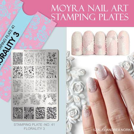 Moyra Stamping Schablone - Florality 3 Nr.41