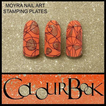 Moyra Stamping Schablone - Colourbook Nr.48