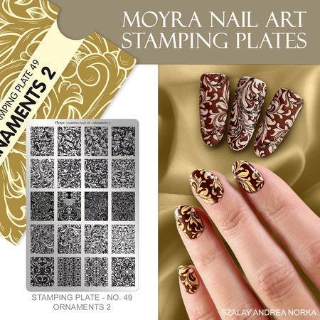 Moyra Stamping Platte Ornaments 2 Nr.49 Moyra Stamping Platte Ornaments 2 Nr.49