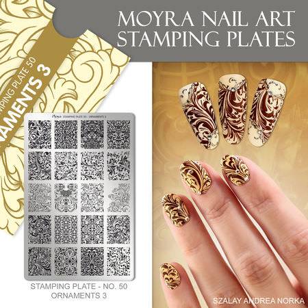 Moyra Stamping Platte Ornaments 3 Nr.50 Moyra Stamping Platte Ornaments 3 Nr.50