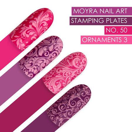 Moyra Stamping Schablone - Ornaments 3 Nr.50