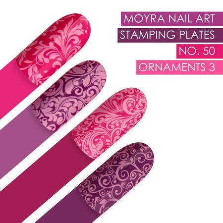 Moyra Stamping Platte Ornaments 3 Nr.50 Moyra Stamping Platte Ornaments 3 Nr.50