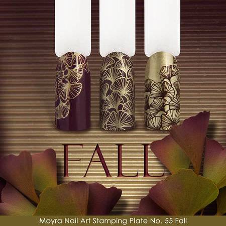 Moyra Stamping Schablone - Fall Nr.55 Moyra Stamping Schablone - Fall Nr.55