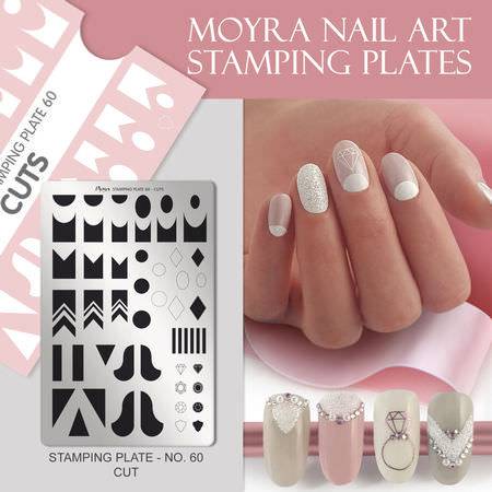 Moyra Stamping Schablone - Cuts Nr.60 Moyra Stamping Schablone - Cuts Nr.60