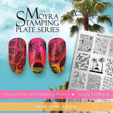 Moyra Stamping Platte Exotique Nr.66 Moyra Stamping Platte Exotique Nr.66
