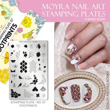 Moyra Stamping Platte Footprints Nr.67 Moyra Stamping Platte Footprints Nr.67