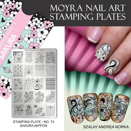 Moyra Stamping Platte Sakura-Nippon Nr.73 Moyra Stamping Platte Sakura-Nippon Nr.73
