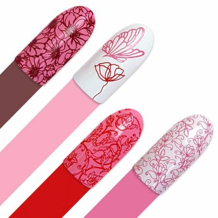 Moyra Stamping Schablone - LoveLove Nr.88 Moyra Stamping Schablone - LoveLove Nr.88