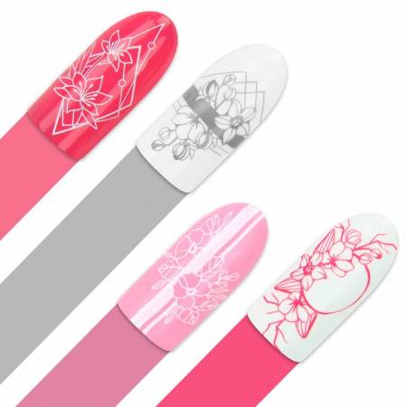 Moyra Stamping Platte - Blossometry 2 Nr.93 Moyra Stamping Platte - Blossometry 2 Nr.93