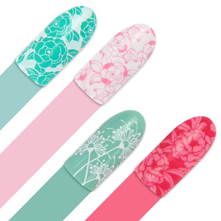 Moyra Stamping Schablone - Big in Japan Nr.95 Moyra Stamping Schablone - Big in Japan Nr.95