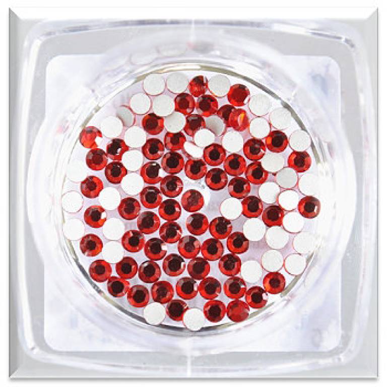 Crystal Stones 100 Stk. Light Siam Nr. 6