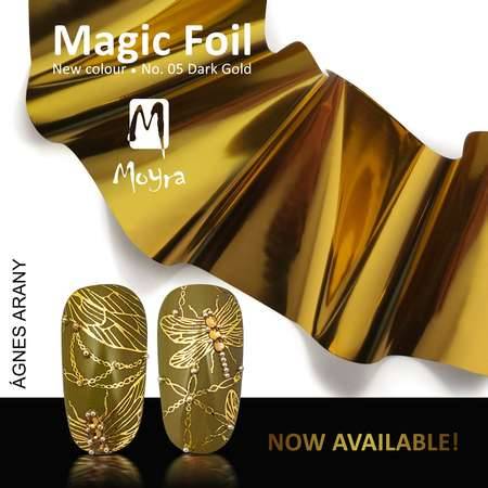 Magic Foil 60cm x 5cm Folie - Dark Gold Nr.5 Magic Foil 60cm x 5cm Folie - Dark Gold Nr.5