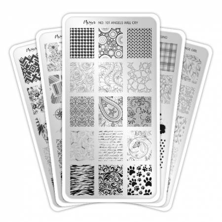 Stamping Platte MINI - My Secret Garden Nr.110 Stamping Platte MINI - My Secret Garden Nr.110