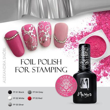 Foil Polish for Stamping FP04 – Grey