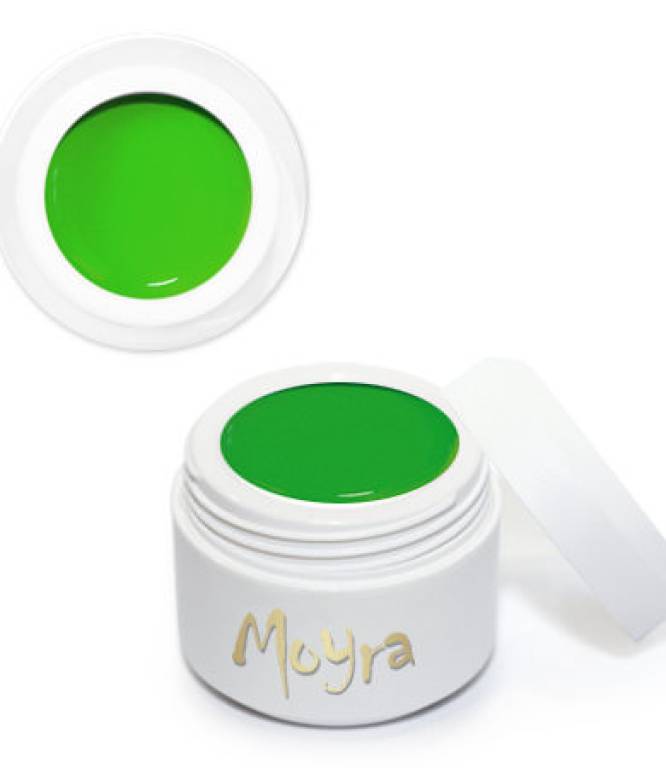 Moyra Painting Gel Green 5g Nr. 4, optimiert für Ihre NailArt, kein Verlaufen, hochdeckend, hochpigmentiertes Mal-Gel, Anwendung auf dem fertigen Nagel