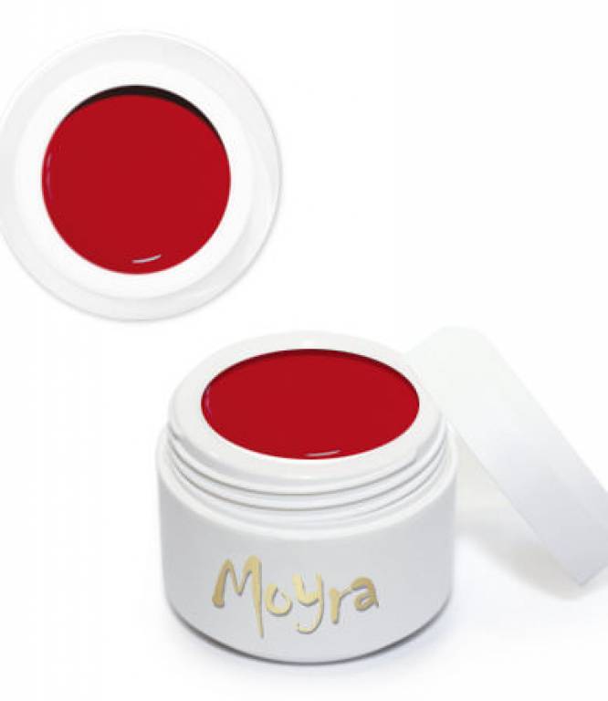 Moyra Painting Gel Red 5g Nr. 10, optimiert für Ihre NailArt, kein Verlaufen, hochdeckend, hochpigmentiertes Mal-Gel, Anwendung auf dem fertigen Nagel