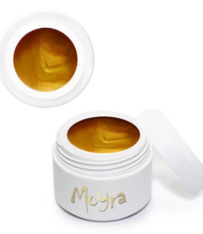 Moyra Painting Gel Gold 5g Nr. 14, optimiert für Ihre NailArt, kein Verlaufen, hochdeckend, hochpigmentiertes Mal-Gel, Anwendung auf dem fertigen Nagel Moyra Painting Gel Gold 5g Nr. 14, optimiert für Ihre NailArt, kein Verlaufen, hochdeckend, hochpigmentiertes Mal-Gel, Anwendung auf dem fertigen Nagel